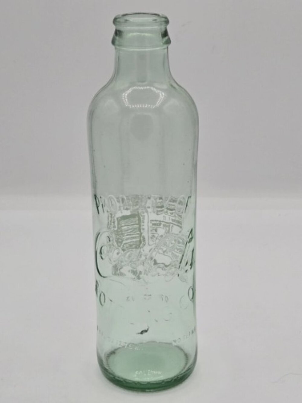 1899 Reproduction Coca Cola Bottle 9.3 oz Limited Circa 2007 Empty Clear Green